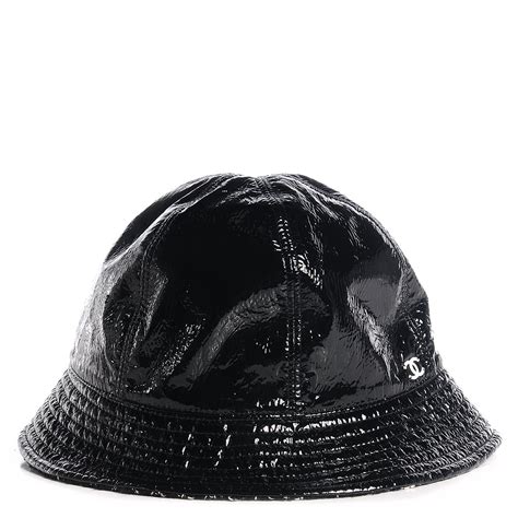 chanel tweed bucket hat|Chanel hats black and silver.